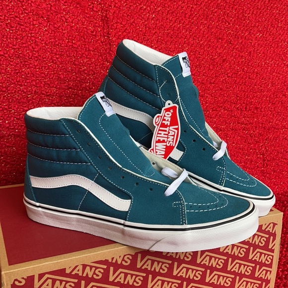 Vans Sk8-Hi Blue Coral/True White MENS - Picture 6 of 16